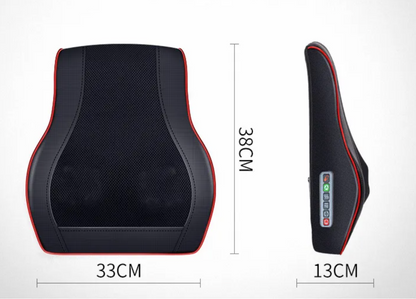 Multifunctional Electric Heating Kneading Vibration Waist Back Massage Pillow